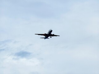 airplane in the sky
