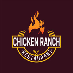 Chicken grill logo