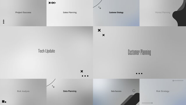 Clean Text Pack | 10 Motion Titles with Control Panels