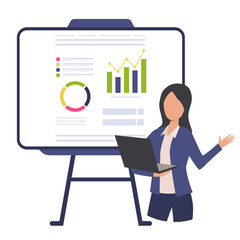 Business Report Illustration