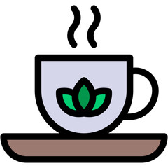 Vector Icon Green Tea, Tea, Sprout, Hot Drink, Chinese, Nature, Food