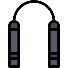 Vector Icon Nunchaku, Martial Art, Karate, Weapon, Tools