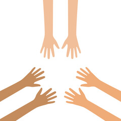 International Youth Day Circular Hand