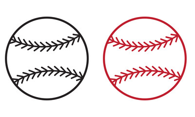 Baseball Vector Icon.  vector illustration.. EPS 10/AI