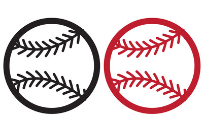 Baseball Vector Icon.  vector illustration.. EPS 10/AI