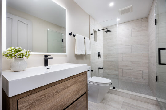 modern bathroom interior