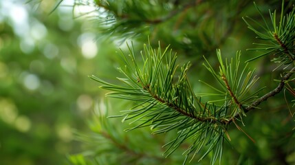 Fototapeta premium Close Up of a Pine Branch