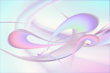 パステルカラーのグラフィックス