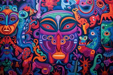 Guna Yala Heritage Unveiled Vibrant Panama Mola Tapestry 