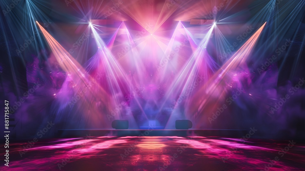 Wall mural Stage Lights