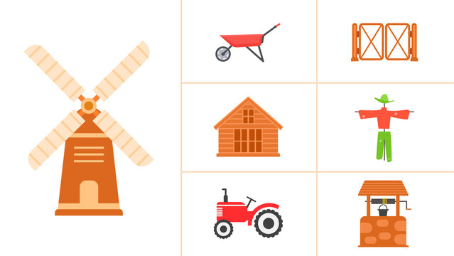 Animated Farm Life Icons