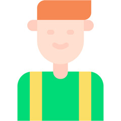 Vector Icon Referee, American Football, Umpire, Field Umpire, Judge