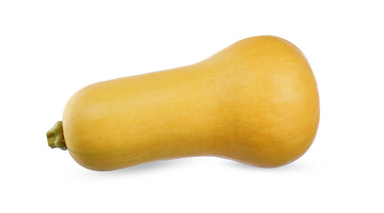 Butternut squash isolated on white background
