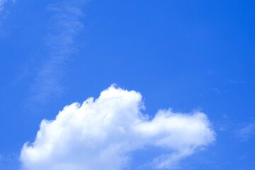 Beautiful blue sky clouds for background.