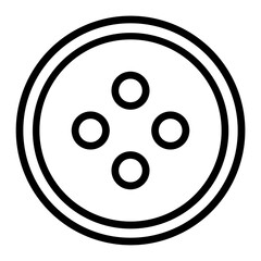 Buttons Vector Line Icon