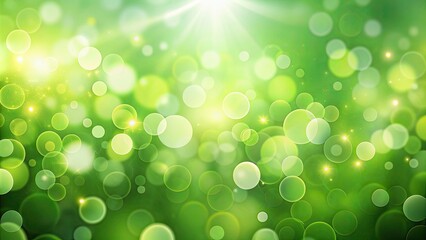 Obraz premium Green background with soft blurred highlights , abstract, nature, eco-friendly, serene, calming, minimalist, soft focus