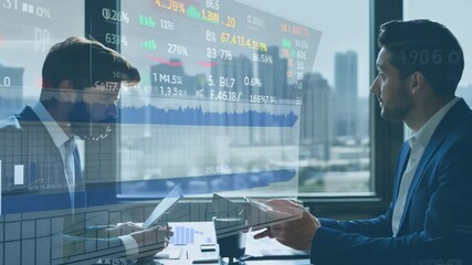 Diverse business team collaborating on laptop in modern office, showcasing digital technology and future success - Powered by Adobe