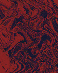 Abstract Detailed Red Grunge Halftone on a Dark Background
