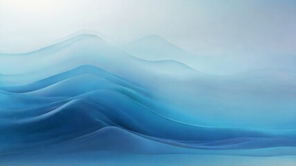 静かな青い波のグラデーション背景