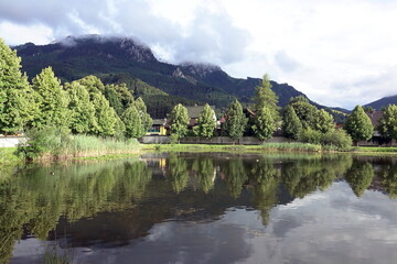 Fototapeta premium Stiftsteich in Admont