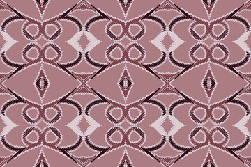 Ikat tribal Indian seamless p	attern. Ethnic Aztec fabric carpet mandala ornament native boho chevron textile.Geometric African American oriental tranditional vector illustrations. Embroidery style