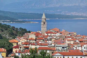 Obraz premium Vrbnik auf Krk, Kroatien