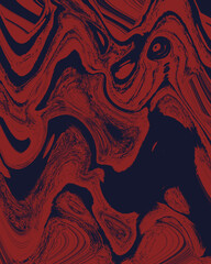 Abstract Detailed Red Grunge Halftone on a Dark Background