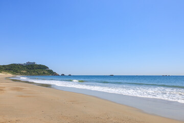 Obraz premium 伊良湖岬の恋路ヶ浜 愛知県田原市