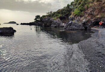 Maratea - Scorcio della costa dalla Spiaggetta di Illicini