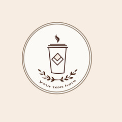 Coffee shop logo
