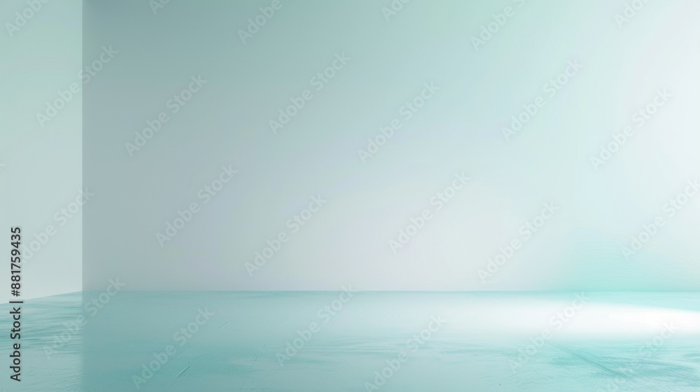 Poster minimalist abstract blue and white background with smooth gradient