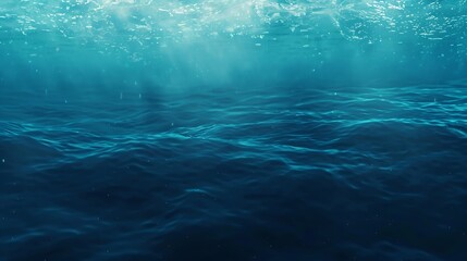 underwater sea deeb sea deep blue sea : Generative AI