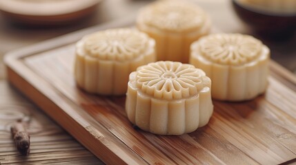 Traditional Chinese Dessert Mooncake for Mid Autumn Festival