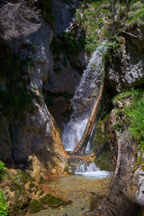 Waterfall in the mountains