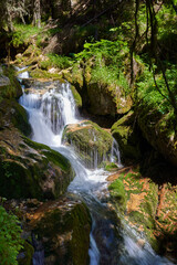 Obraz premium Waterfall in the mountains