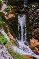 Waterfall in the mountains