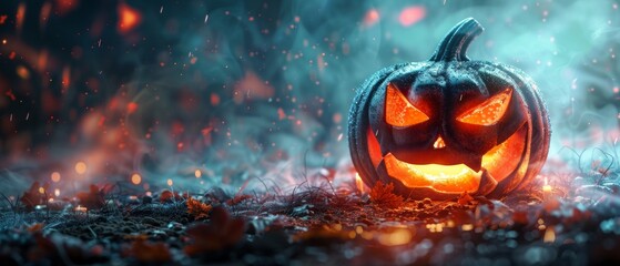 Fototapeta premium Halloween pumpkin, 