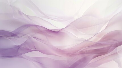Obraz premium Abstract Lavender Sheer Fabric Draped In Waves