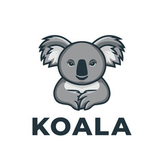 Cute koala cartoon character