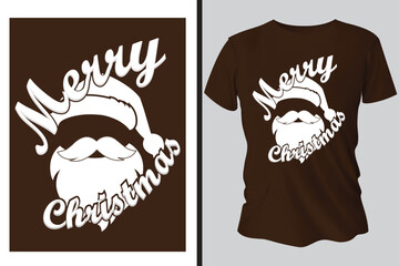 Merry Christmas typography Festival vector design for t-shirt, men, women and lady's dress, Modern and stylish abstract texture exotic design for cloth, paper, cover, fabric, interior décor