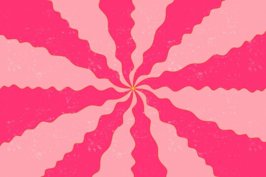Retro pink kaleidoscope pattern for vibrant designs