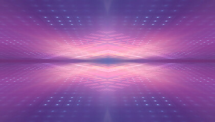 Abstraction with rays and neon.