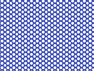 Blue-and-white polka-dot pattern background 