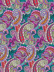 Vibrant summer colors are suitable for dresses, scarves, shawls and background wall patterns.