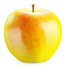 Toki apple or Yellow apple fruit isolated on white With clipping path.