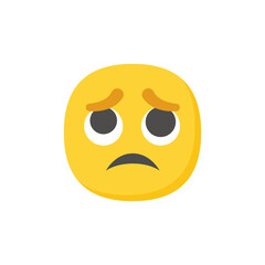 Emoticon Sad Reaction