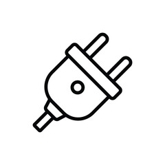 electrical connector icon vector design template simple and clean