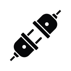 electrical connector icon vector design template simple and clean