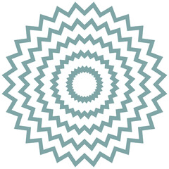 Geometric circular element with concentric, radial, radiating lines. Abstract background with concentric, Geometric element. Geometric pattern in the form of a star.