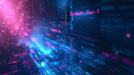 Obraz premium abstract world computer data technology communication concept background